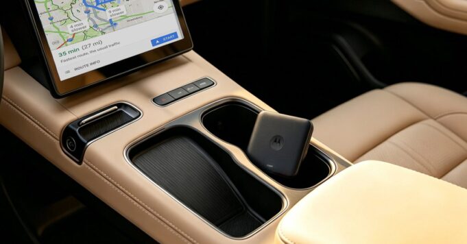 El adaptador inalámbrico Android Auto Motorola MA2 se lanza en noviembre