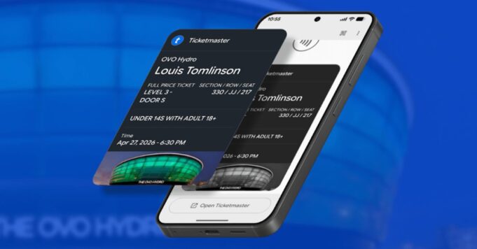 Google Wallet obtiene más detalles sobre pases para eventos de Ticketmaster