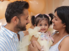 Ishita Dutta y Vatsal Sheth revelan el rostro de su hija Veda en su primer cumpleaños