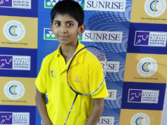 Vivaan del CCI gana el título de bádminton sub-13