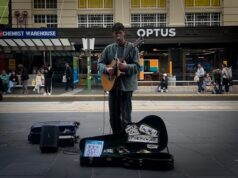 Los músicos callejeros de Melbourne