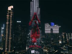 Spider-Man: Brand New Day ilumina el Burj Khalifa antes de su proyección en Dubái