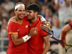 Rafael Nadal y Carlos Alcaraz felicitan a España tras la victoria en semifinales ante Francia