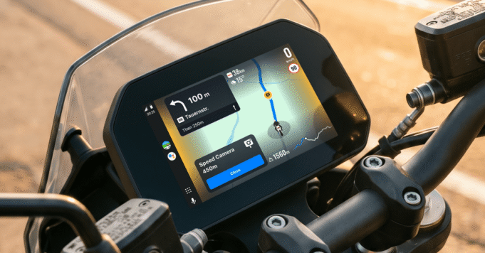 Android Auto optimiza la navegación para motocicletas