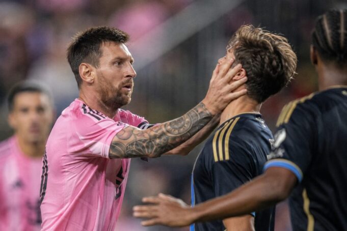 Messi é multado pela MLS após confusão em jogo do Inter Miami contra o Philadelphia Union
