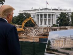 Tribunal ordena detener el salón de baile de Trump en la Casa Blanca