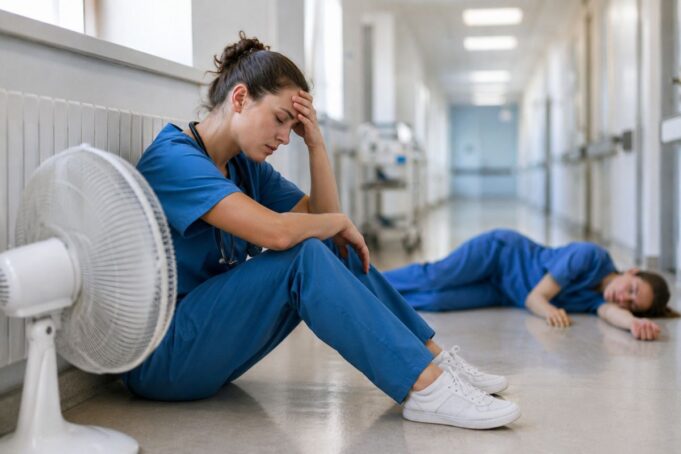 Enfermeros se desmayan por el calor extremo en hospitales del Reino Unido, alerta sindicato