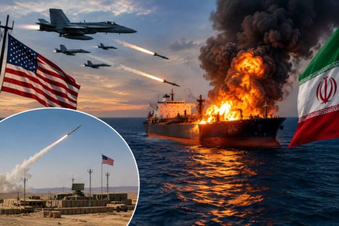 Estados Unidos destruye cinco petroleros iraníes mientras Irán ataca una base estadounidense en Jordania
