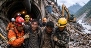 Milagro en Nepal: rescatan con vida a dos trabajadores atrapados durante nueve días en un túnel tras las devastadoras inundaciones