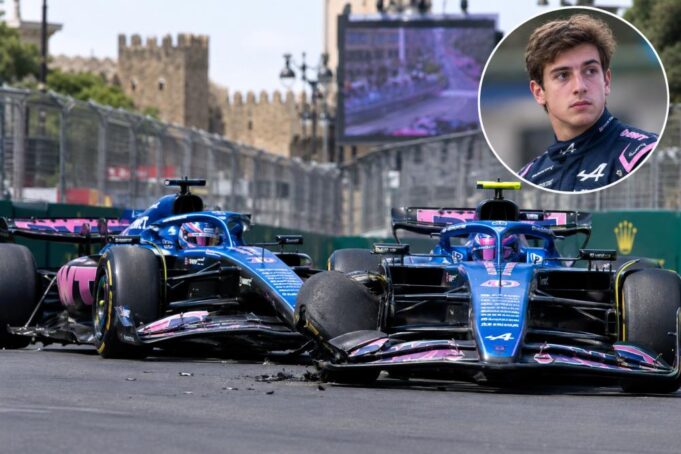 Franco Colapinto asumió la responsabilidad por el accidente con Gasly y Alpine analizará lo ocurrido
