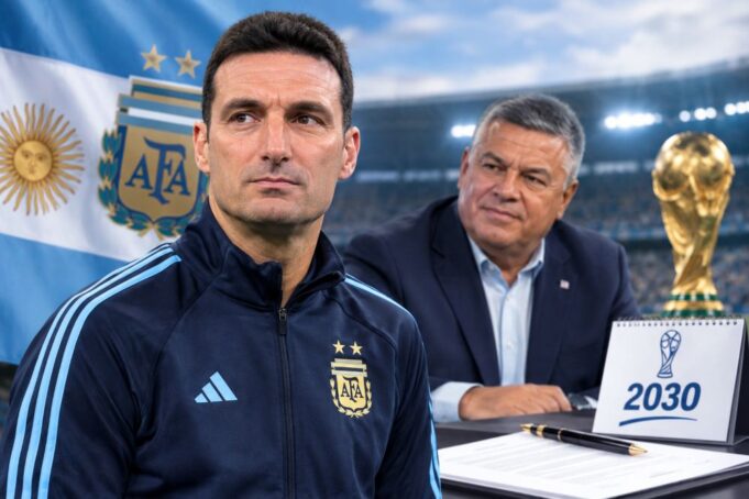 Lionel Scaloni acuerda seguir al frente de Argentina con la mira puesta en el Mundial 2030