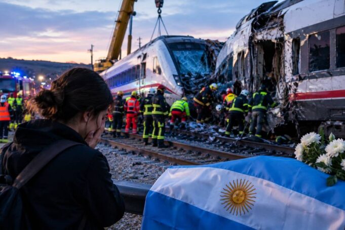 Tragedia ferroviaria en España: una argentina murió y buscan a otro ciudadano desaparecido