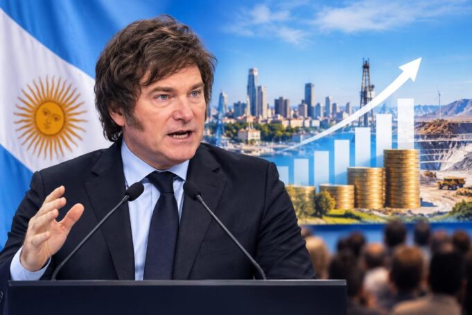 Javier Milei promete más inversiones para Argentina y anticipa una victoria electoral en 2027