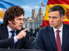 Milei redobla sus críticas a Pedro Sánchez en España y lo califica de “dictador”