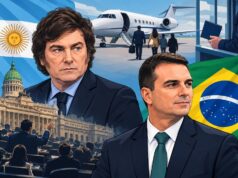 La oposición exige explicaciones a Milei por la salida de Flávio Bolsonaro de Brasil a través de Argentina