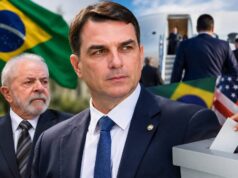 Flávio Bolsonaro se proclama presidente legítimo de Brasil y luego rectifica su declaración