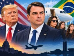 Trump recibe a Flávio Bolsonaro en Estados Unidos y aumenta la tensión con Brasil