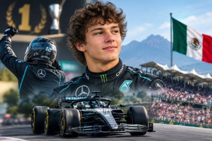 Kimi Antonelli se acerca al título de Fórmula 1 en México y podría convertirse en el campeón más joven de la historia