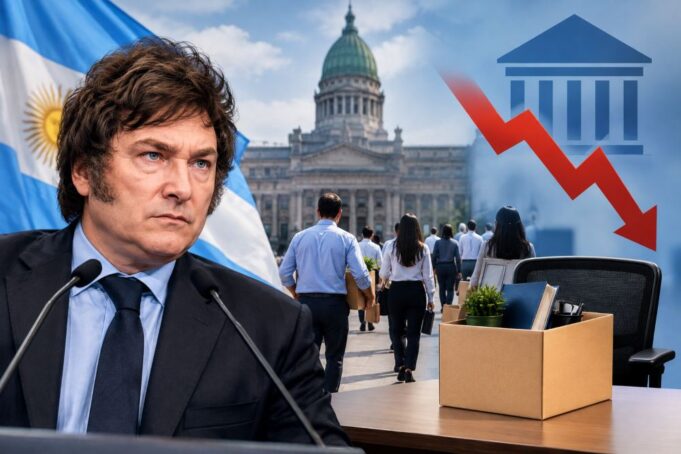 Argentina impulsa un nuevo plan para reducir el empleo público y eliminar 20.000 puestos