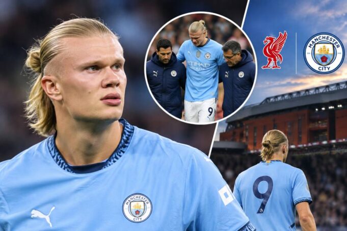 Haaland preocupa al Manchester City antes del Liverpool: última hora sobre su estado físico